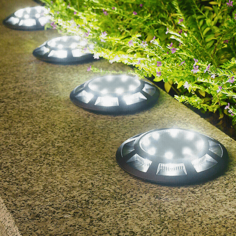 SolaGarden™ Upgraded LED Ground Light Pack